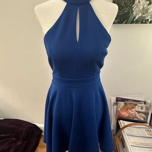 Altar'd State Royal Blue Mini Dress
